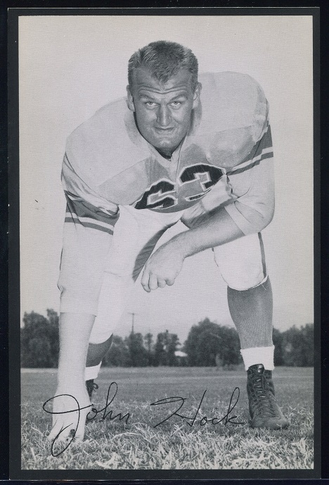 1957 Rams Team Issue #17 - John Hock - nm