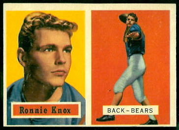 1957 Topps #149 - Ronnie Knox - ex