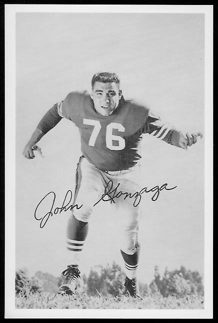 1958 49ers Team Issue #12 - John Gonzaga - nm+