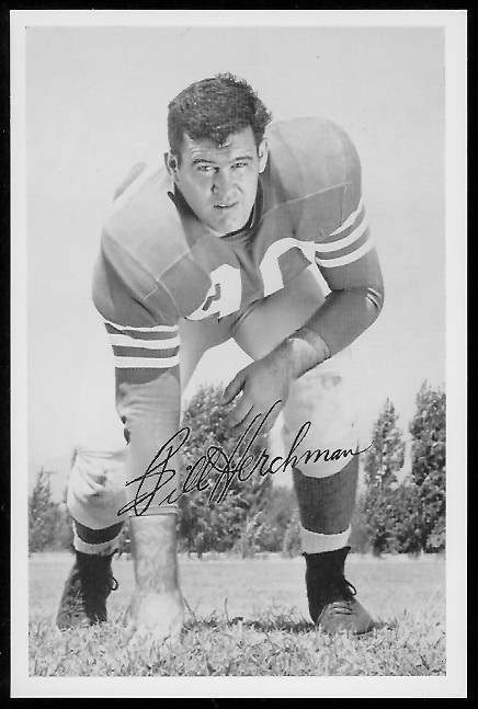 1958 49ers Team Issue #16 - Bill Herchman - ex