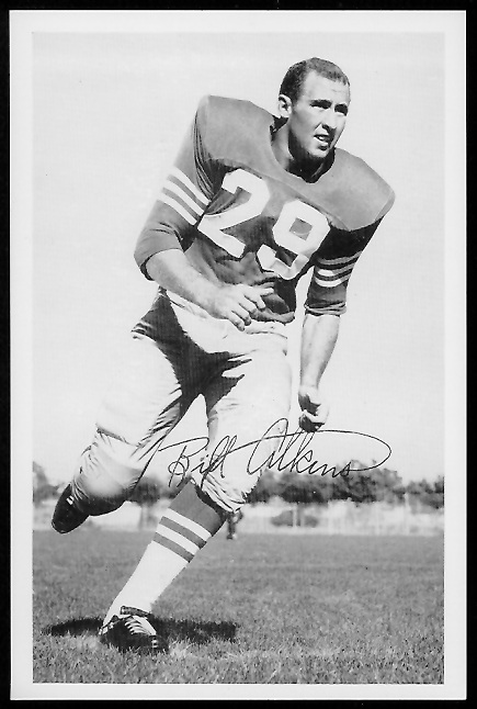 1958 49ers Team Issue #2 - Bill Atkins - nm