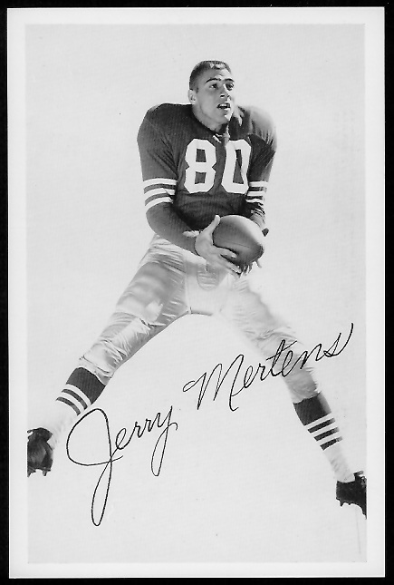 1958 49ers Team Issue #22 - Jerry Mertens - nm+