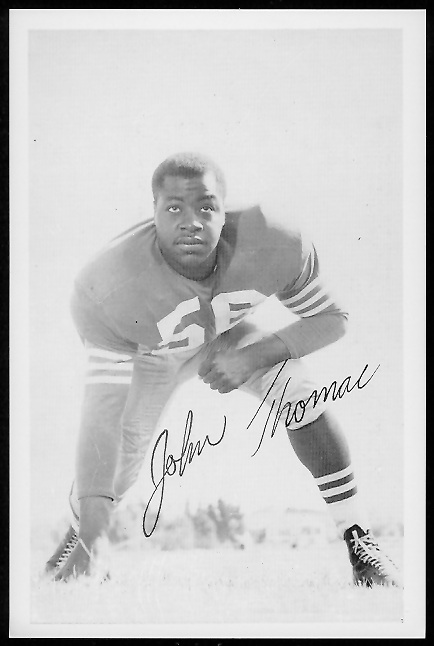 1958 49ers Team Issue #37 - John Thomas - exmt