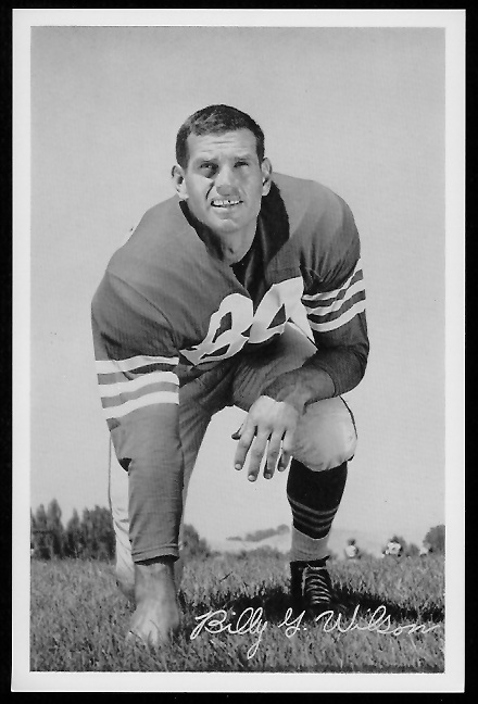 1958 49ers Team Issue #41 - Billy Wilson - exmt