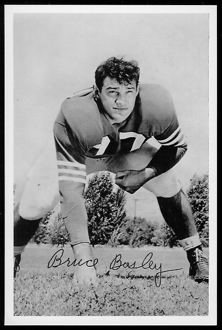 1958 49ers Team Issue #5 - Bruce Bosley - nm
