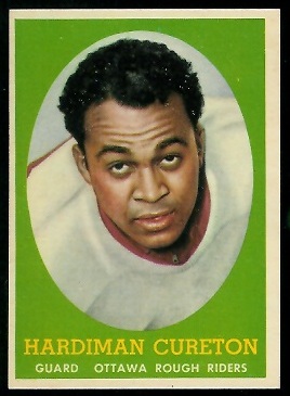 1958 Topps CFL #33 - Hardiman Cureton - nm