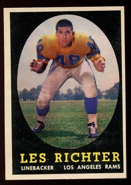 1958 Topps #105 - Les Richter - exmt