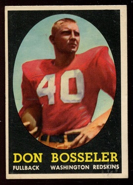 1958 Topps #132 - Don Bosseler - ex+