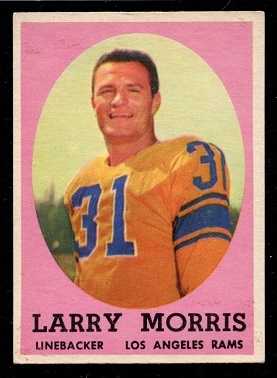 1958 Topps #50 - Larry Morris - ex+