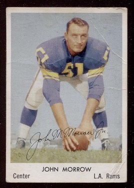 1959 Bell Brand Rams #17 - John Morrow - fair