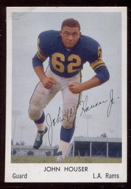 1959 Bell Brand Rams #22 - John Houser - vg