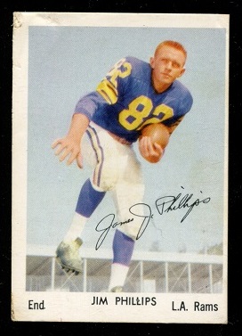 1959 Bell Brand Rams #32 - Jim Phillips - vg