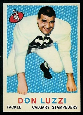 1959 Topps CFL #29 - Don Luzzi - nm+