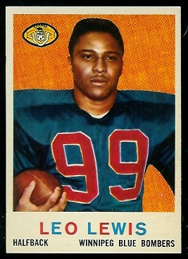 1959 Topps CFL #3 - Leo Lewis - nm+