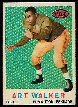 1959 Topps CFL #42 - Art Walker - nm