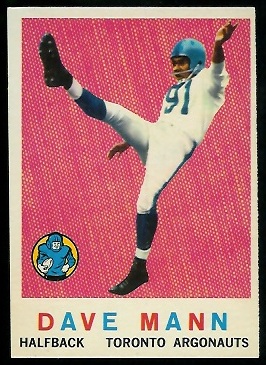 1959 Topps CFL #60 - Dave Mann - nm