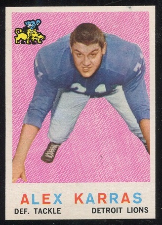 1959 Topps #103 - Alex Karras - exmt