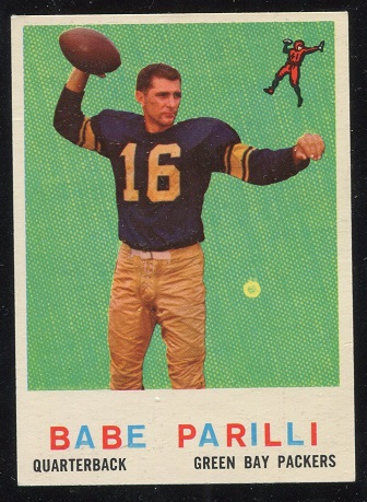 1959 Topps #107 - Babe Parilli - exmt