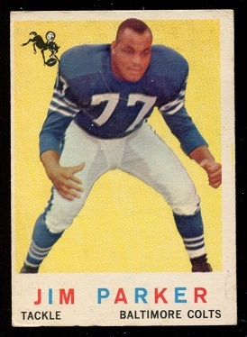1959 Topps #132 - Jim Parker - exmt