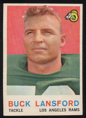 1959 Topps #152 - Buck Lansford - exmt