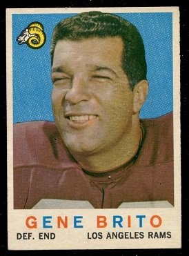 1959 Topps #2 - Gene Brito - exmt