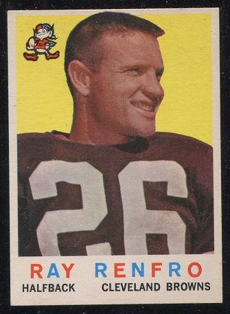 1959 Topps #37 - Ray Renfro - exmt