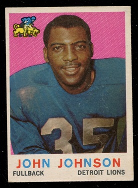 1959 Topps #44 - John Henry Johnson - exmt