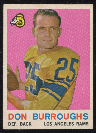 1959 Topps #59 - Don Burroughs - ex+