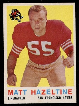 1959 Topps #72 - Matt Hazeltine - nm