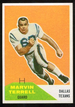 1960 Fleer #101 - Marvin Terrell - nm+