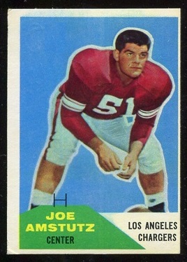 1960 Fleer #28 - Joe Amstutz - vg