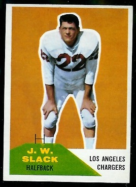 1960 Fleer #35 - J.W. Slack - nm