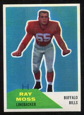 1960 Fleer #44 - Ray Moss - nm+