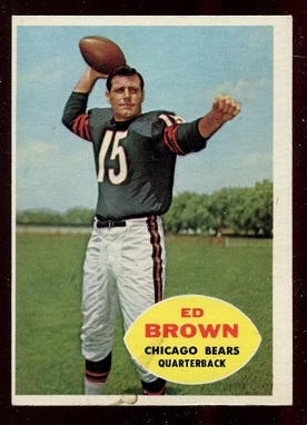 1960 Topps #12 - Ed Brown - ex