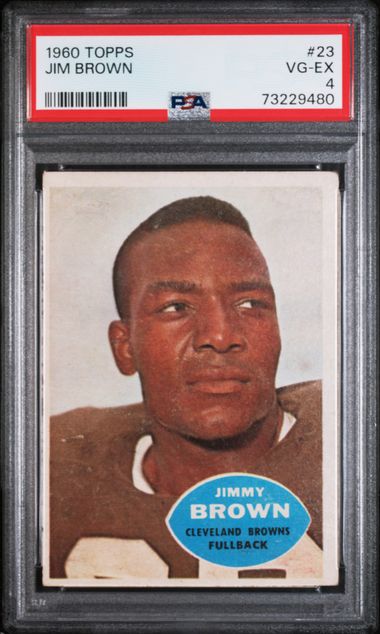 1960 Topps #23 - Jim Brown - PSA 4