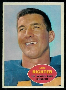 1960 Topps #68 - Les Richter - exmt