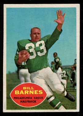 1960 Topps #84 - Bill Barnes - ex