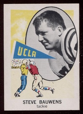 1961 Nu-Card #124 - Steve Bauwens - nm+