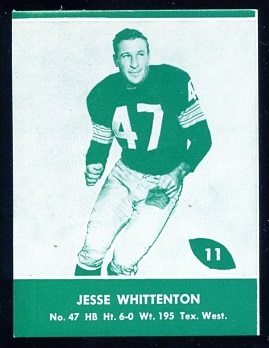 1961 Packers Lake to Lake #11 - Jesse Whittenton - nm