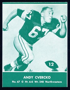 1961 Packers Lake to Lake #12 - Andy Cvercko - nm+