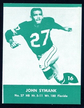 1961 Packers Lake to Lake #16 - John Symank - Nm-mt