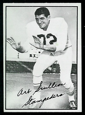 1961 Topps CFL #27 - Art Scullion - exmt