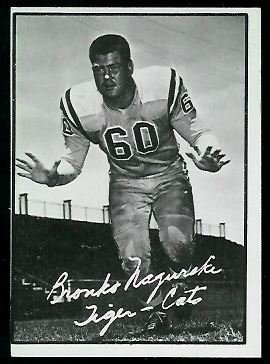 1961 Topps CFL #53 - Bronko Nagurski Jr. - nm+ oc