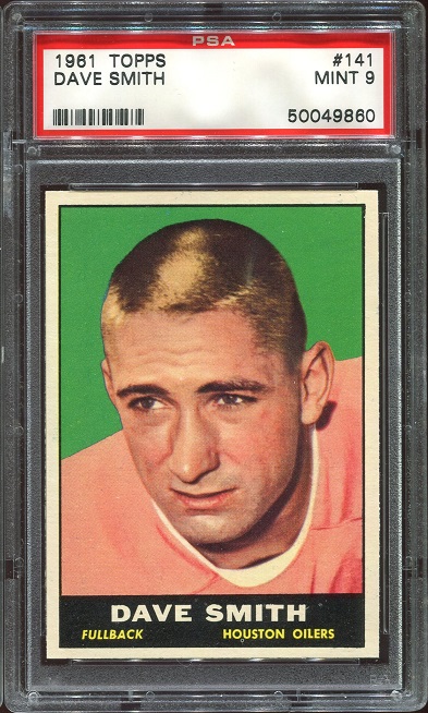 1961 Topps #141 - Dave Smith - PSA 9