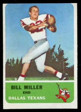 1962 Fleer #28 - Bill Miller - exmt