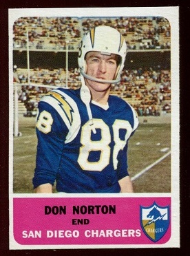 1962 Fleer #78 - Don Norton - nm