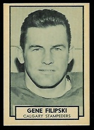 1962 Topps CFL #26 - Gene Filipski - nm+