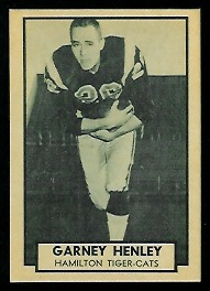 1962 Topps CFL #67 - Garney Henley - nm-mt