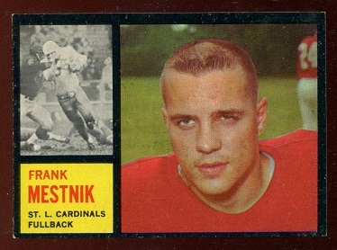 1962 Topps #143 - Frank Mestnik - exmt