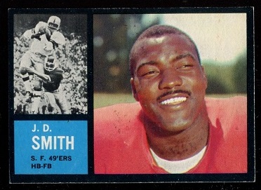 1962 Topps #153 - J.D. Smith - exmt